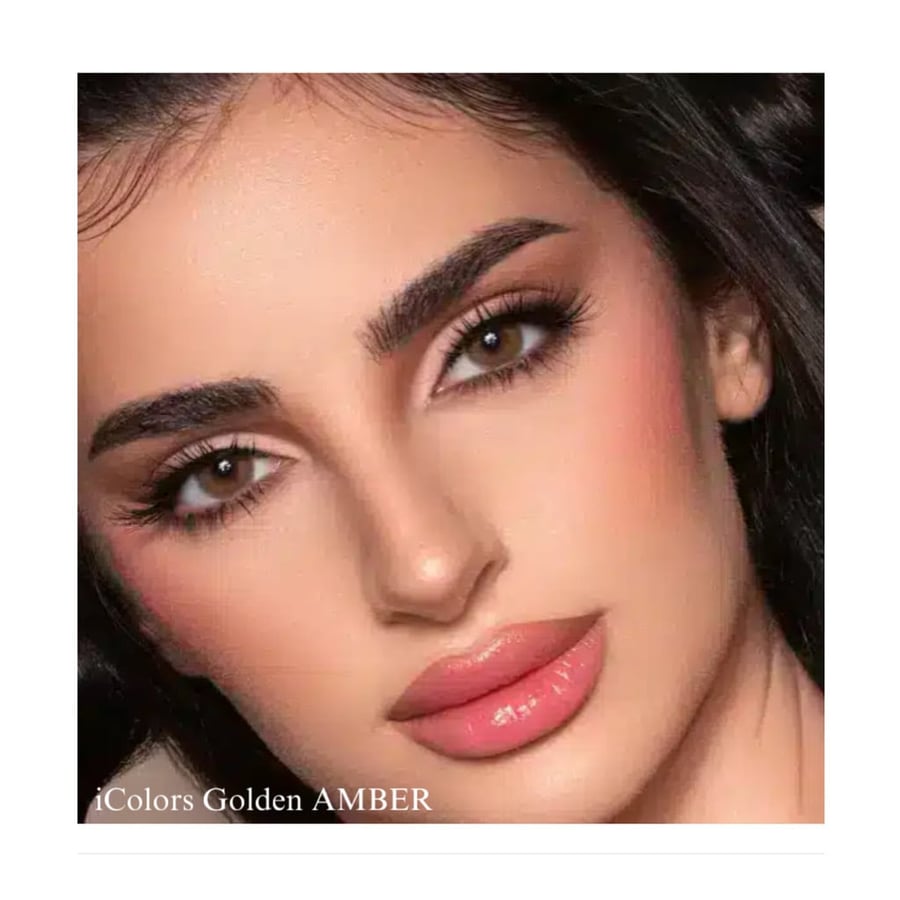 اي كلرز جولدين عدسات لاصقة يومية ملونة - أمبير (AMBER)