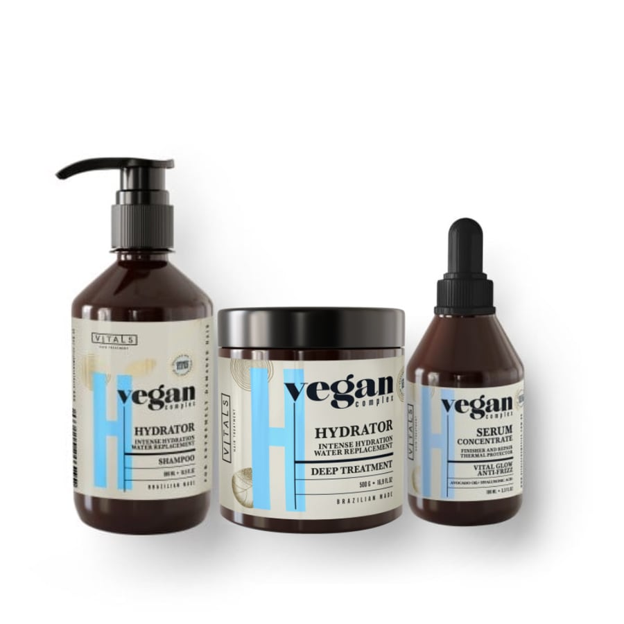 مجموعة H فيغان البرازيليه للشعر الجاف والضعيف والمتشابك Hydrator