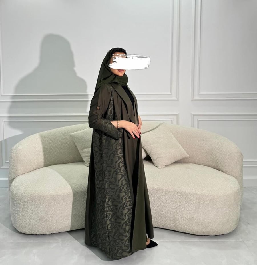 عباية جوانب جاكار بنقشة
