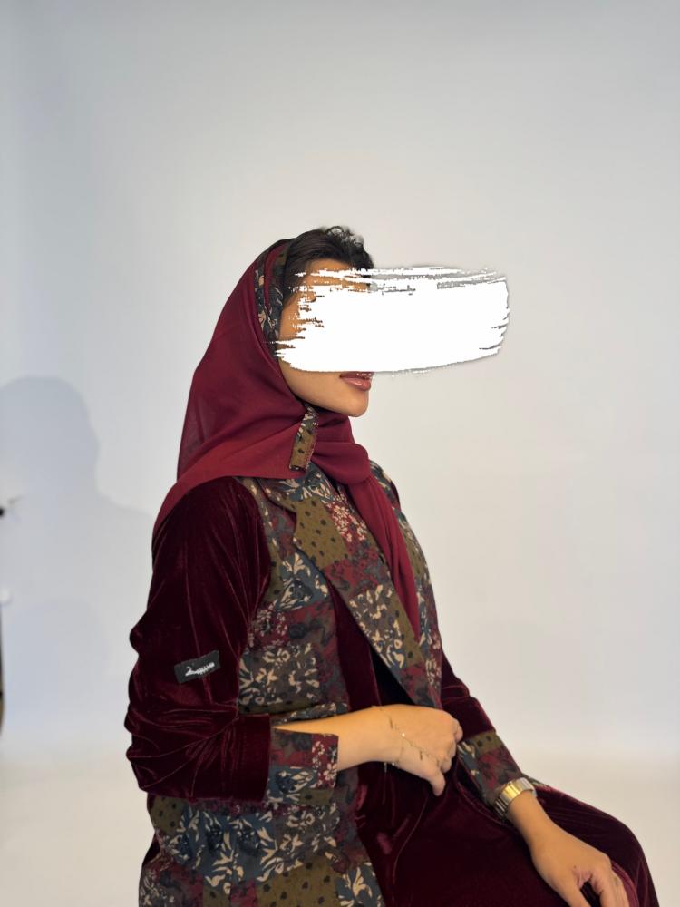 عباية مخمل جوانب جوخ