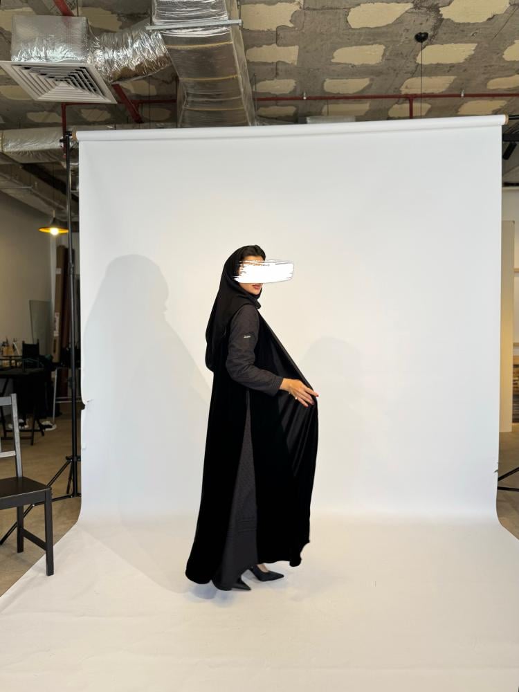 عباية مخمل تدخيلة ركامه