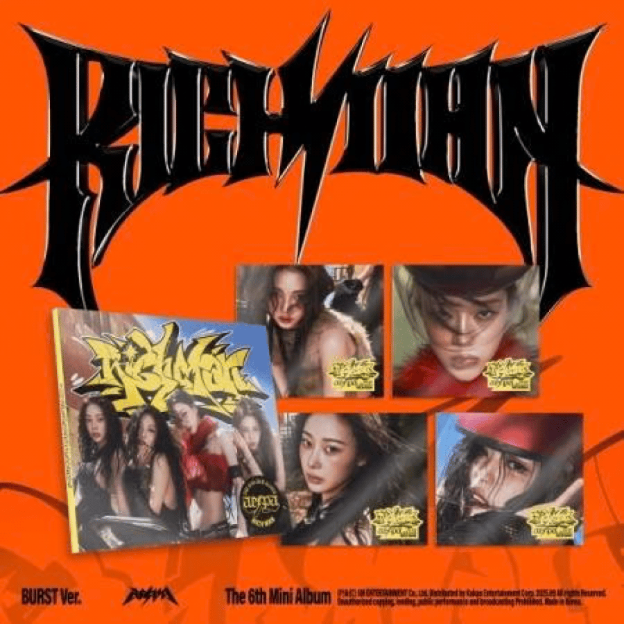 PRE-ORDER) aespa - [RICH MAN] 6th Mini Album BURST RANDOM Version