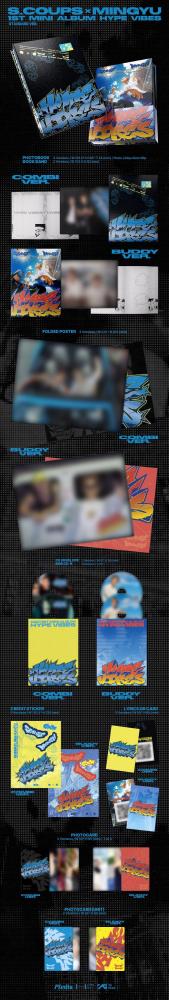 PRE-ORDER) S.COUPS X MINGYU (SEVENTEEN) - [HYPE VIBES] 1st Mini Album RANDOM Version