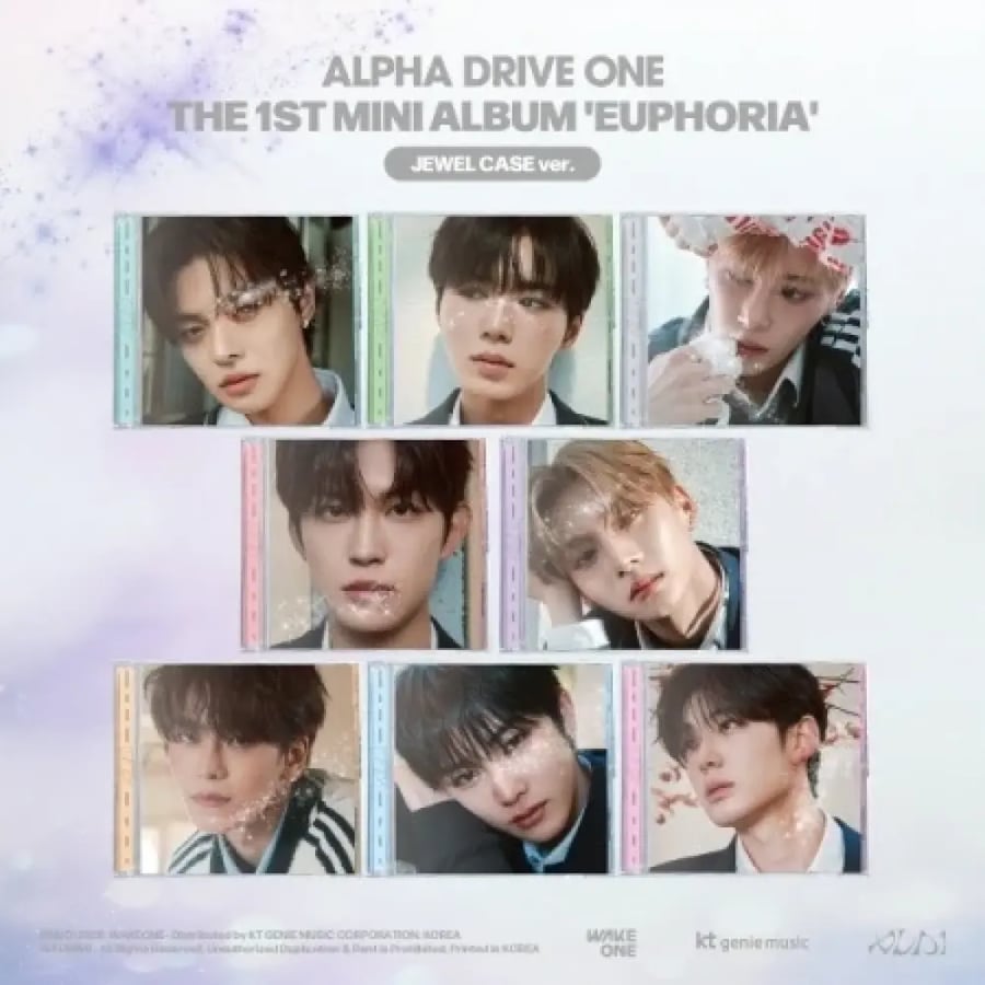 ALPHA DRIVE ONE - [EUPHORIA] 1st Mini Album JEWEL CASE RANDOM Version