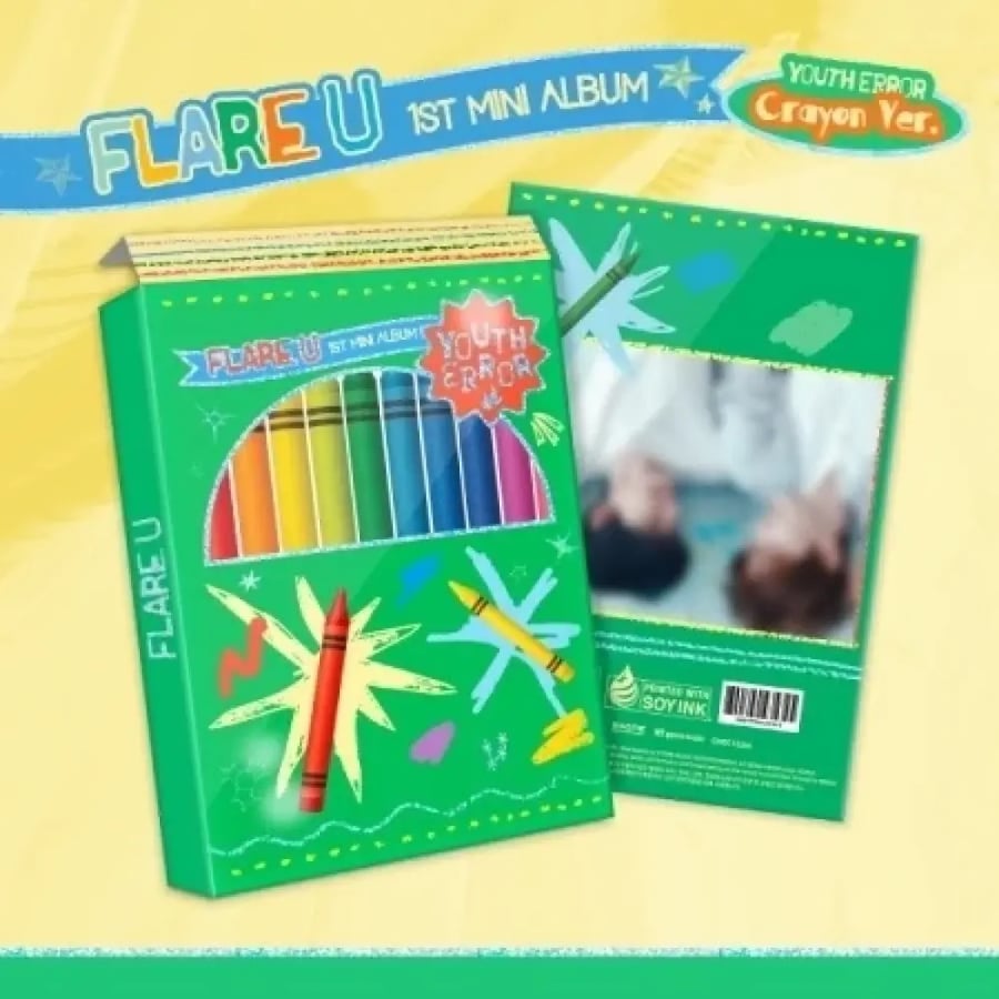 FLARE U - [YOUTH ERROR] 1st Mini Album CRAYON Version