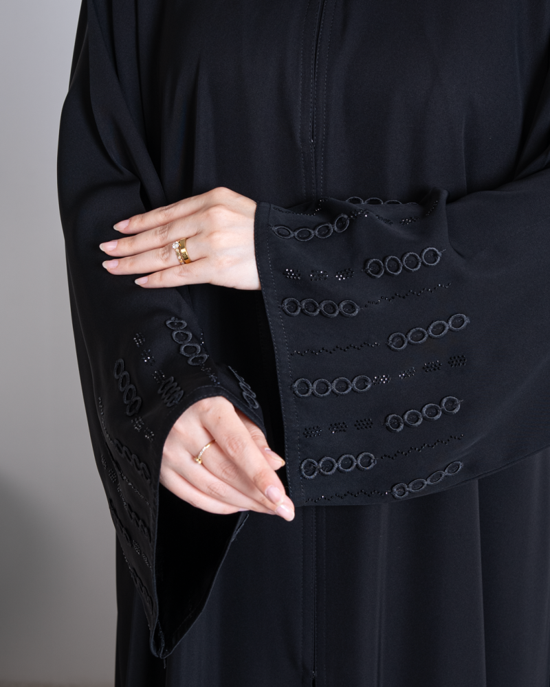 عباية نص كلوش كريستال – قماش إنترنت