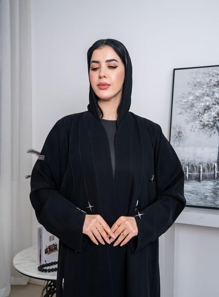 عبايةنص كلوش _باربي اندونيسي نجوم معدنية