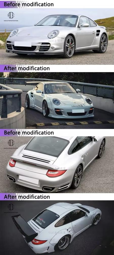 بودي كيت بورش 911 997 LB STYLE BODYKIT WIDE