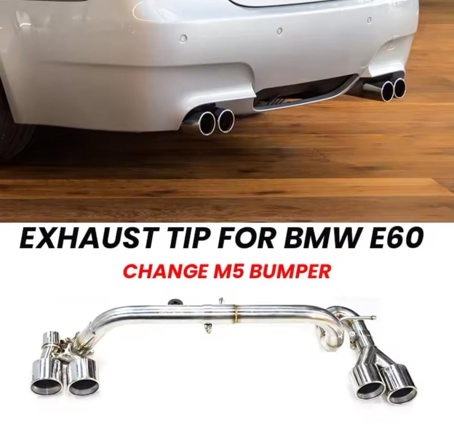 تحويلة مخارج BMW m ( للفئه ال5 : e60 )