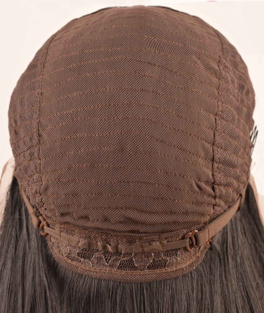 Blonde hair wig front roots soft