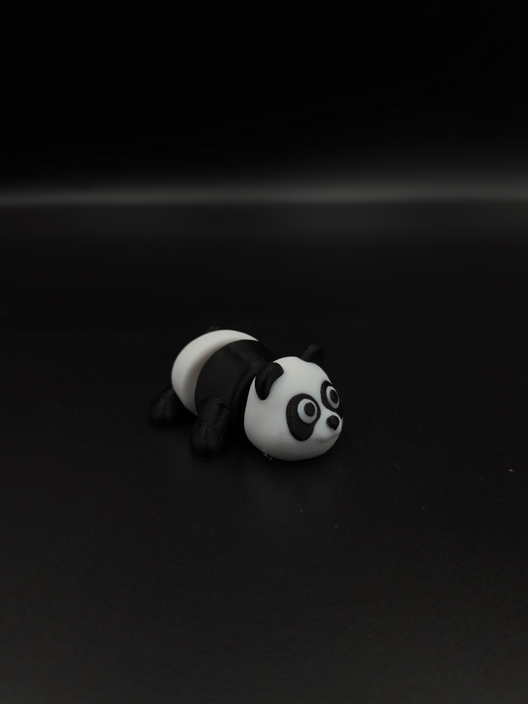 Lazy Panda Keychain