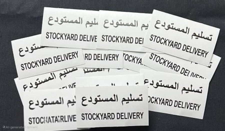 استكر تسليم المستودع