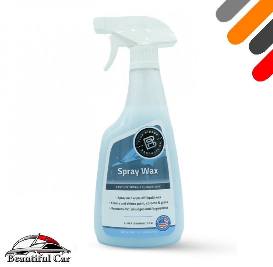 ملمع للبدي بعد الغسيل (blue ribbon spray wax)