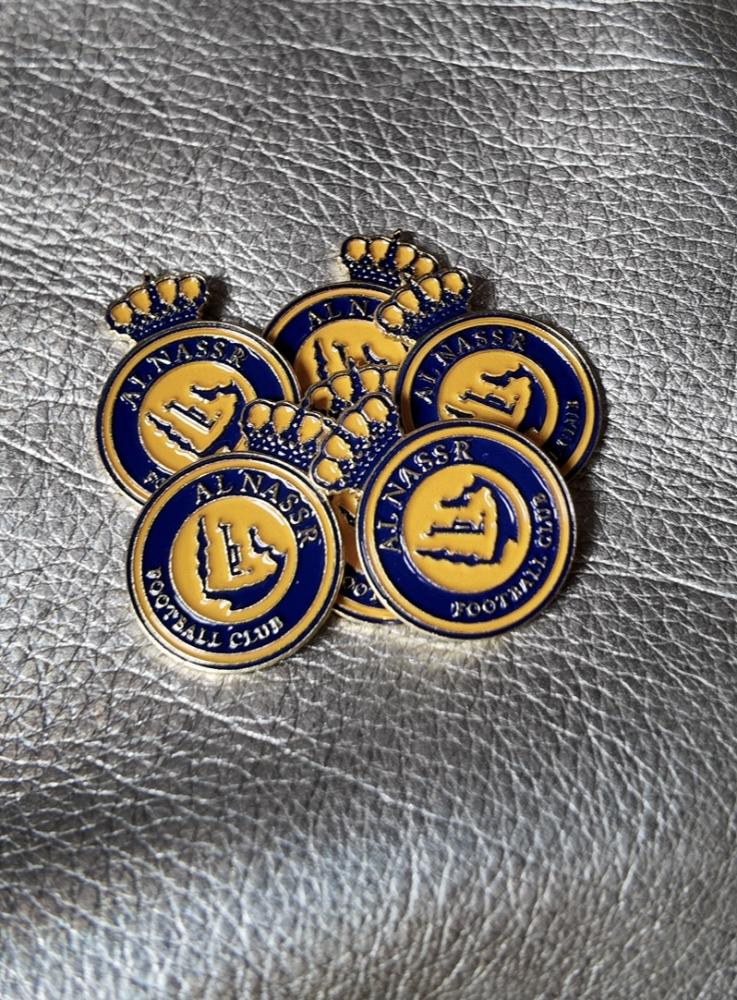 NASSR  METAL STICKERS |  النصر ملصقات معدنية