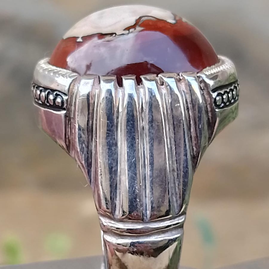 عقيق مصور صياغه عارف مقاس 21 عربي