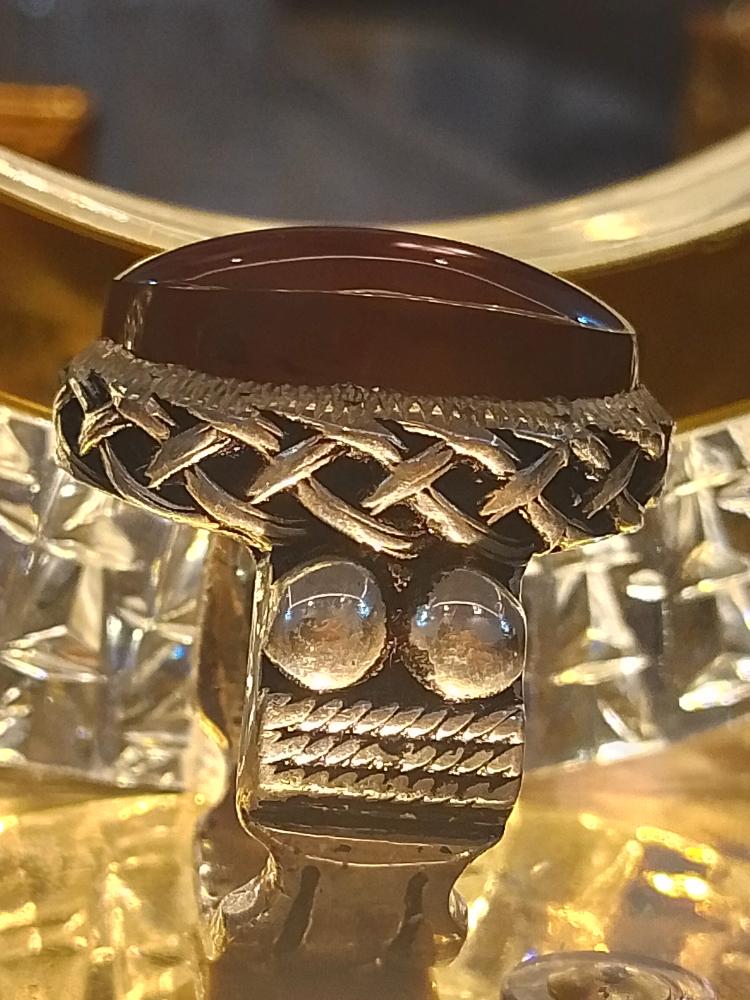 كبدي مزعفر صياغه الشبل مقاس 22 عربي 10 انجليزي الوزن 38 جرام