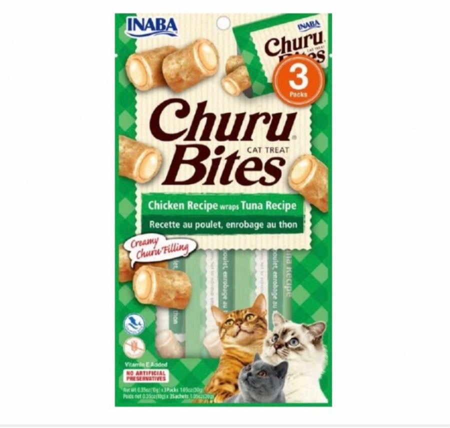 Churu bites chicken with tuna