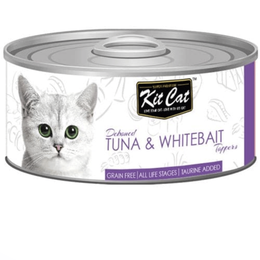 Kit Cat Deboned Tuna & whitebait Toppers 80g