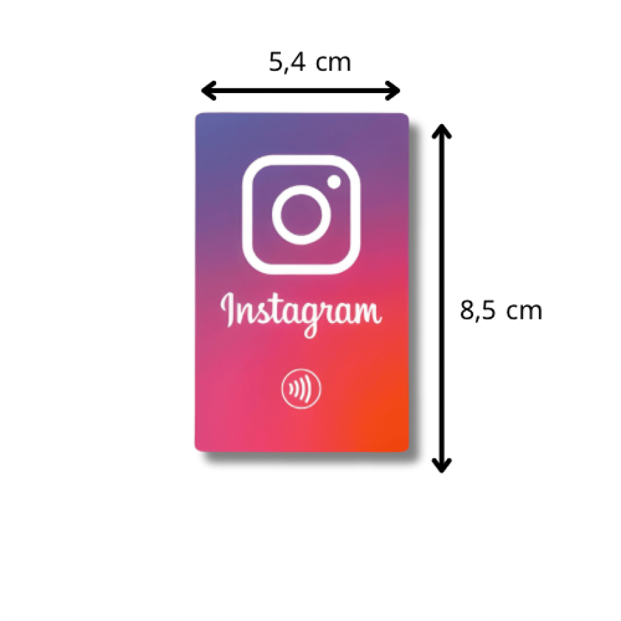 Instagram NFC card
