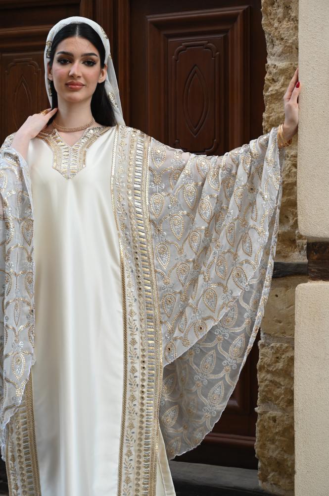 مسدح حجازي بلمسة حديثة ( طرحة متر وربع )
