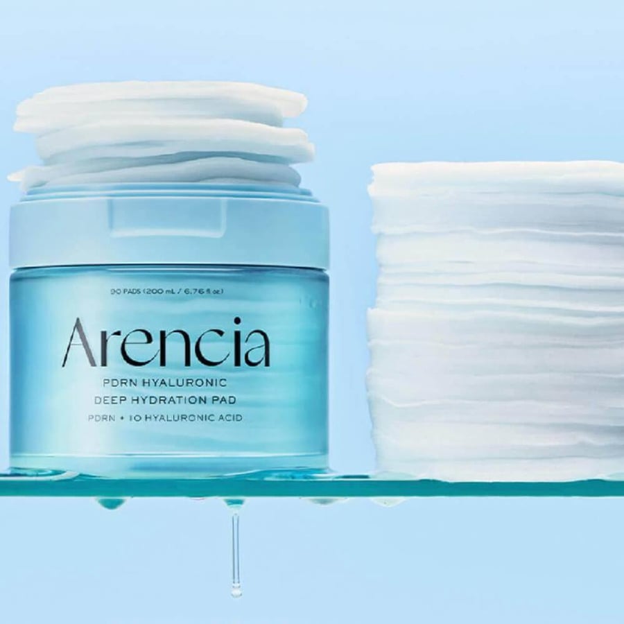 بادات ترطيب عميق Arencia PDRN وحمض الهيالورونيك 90 قطعة