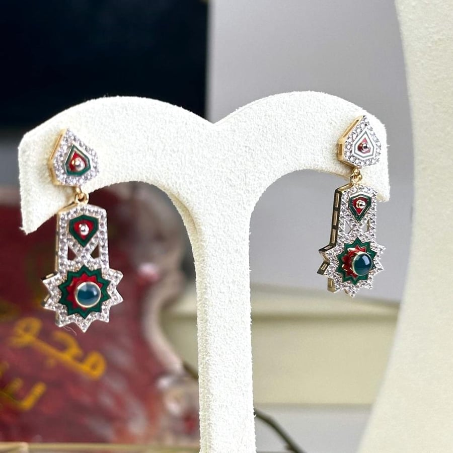 حلق ذهب عيار18