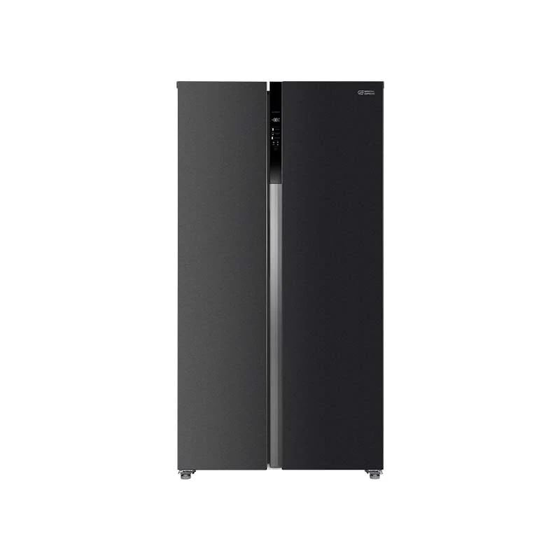 ثلاجه جنرال سوبريم بابين دولابي ( 581 لتر 20.5 مكعب ) انفرتر أسود استيل GS1090SSI
