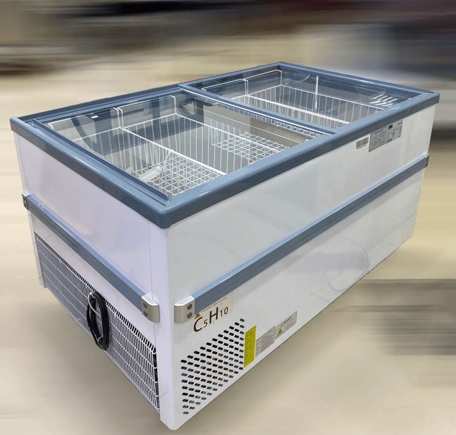 SM-1500F Glass Supermarket Freezer