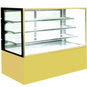 ثلاجة حلويات  1.5 متر – مربع – ذهبي GN-1500 R3