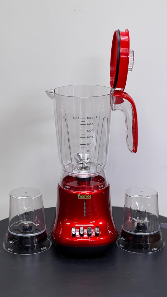 خلاط طعام احمر 600 واط  1.75 لتر A1