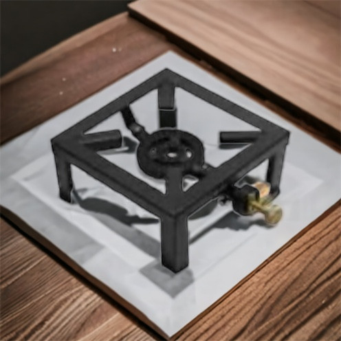 Gas stove with one eye
