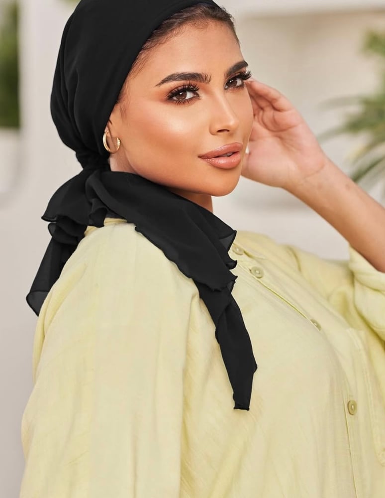 ميني تاي شيفون اسود