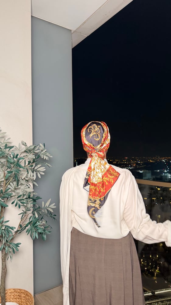 ميني تاي زخرفة ذهبي واحمر