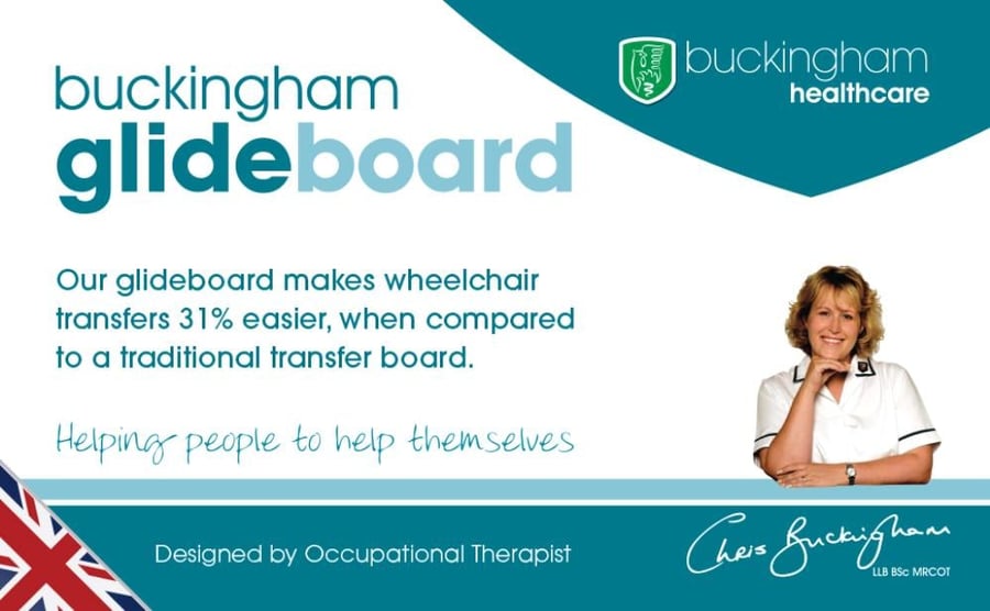 لوح نقل المرضى Buckingham Glideboard