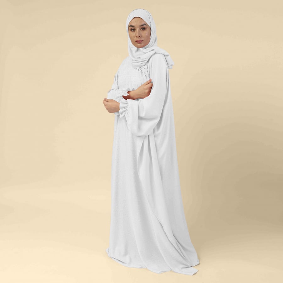 شرشف طرحه ابيض