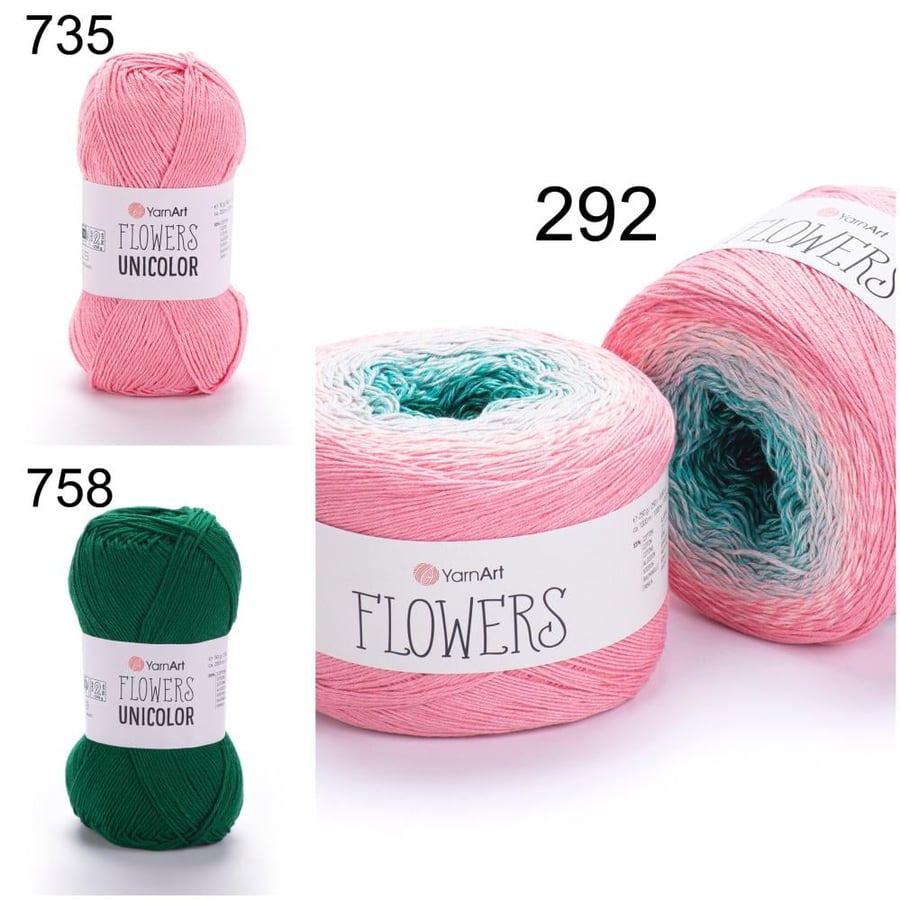 Yarn Art Flowers 292