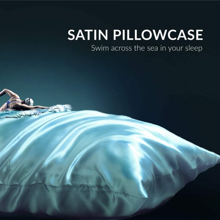 Pillow cover made of soft satin (piece)