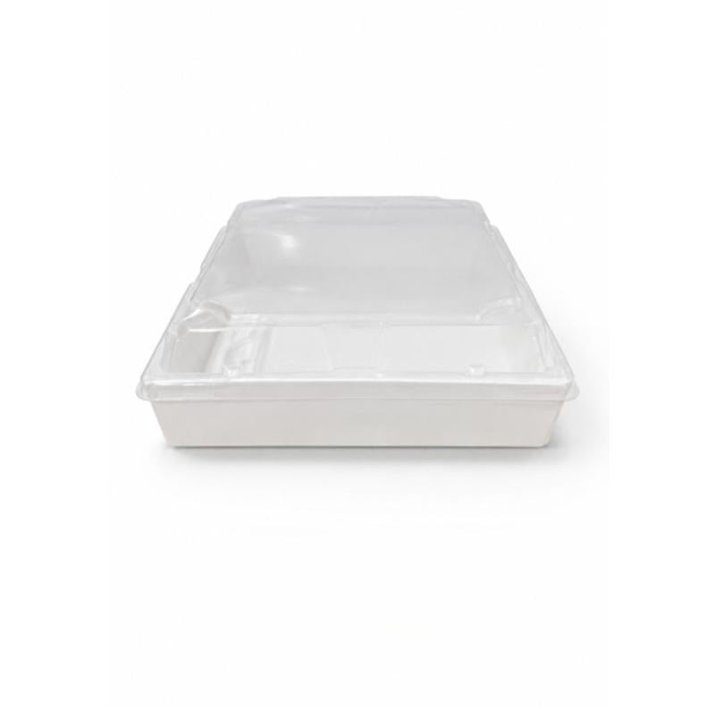 Sealed paper boxes for preserving and serving foods