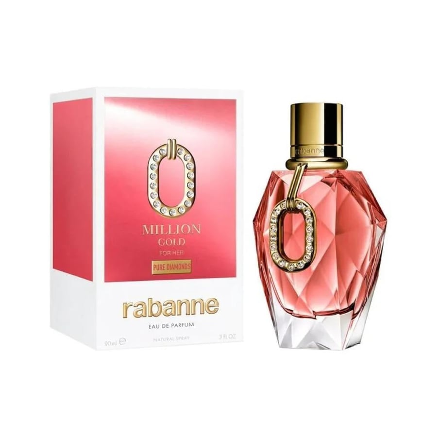 عطر Rabanne Million Gold Pure Diamonds مع علبته الأصلية