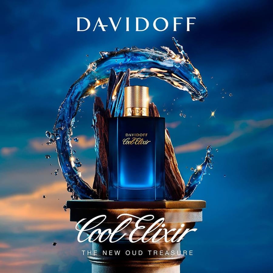 عطر دافيدوف كول الكسير عود اروماتك للرجال