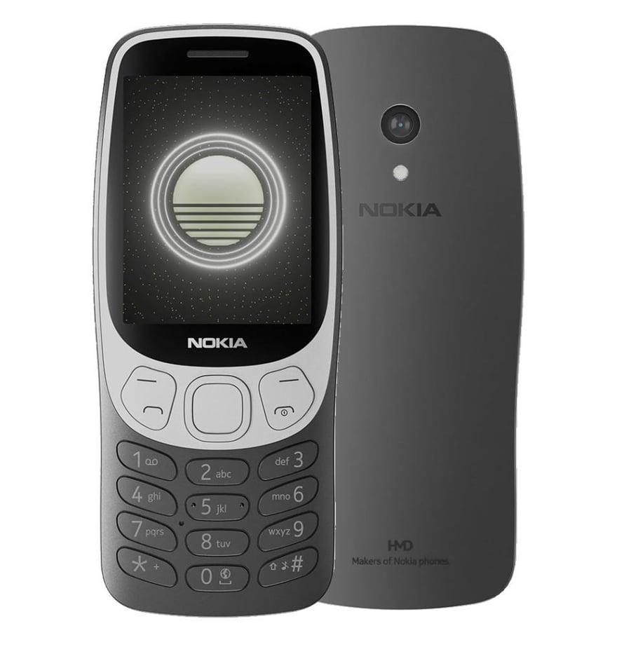 نوكيا 3210 اللون الأسود شريحتين 4G
