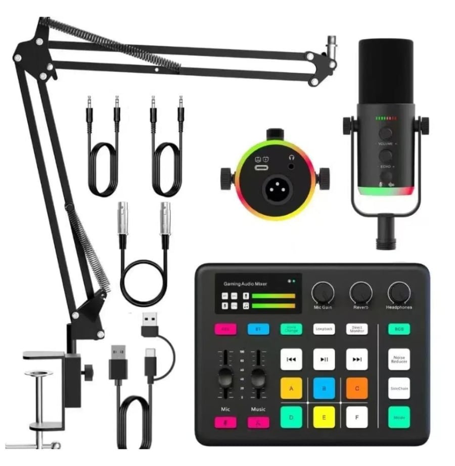 مايك احترافي + مكسر صوت SUPREME PODCAST BUNDLE من ASA