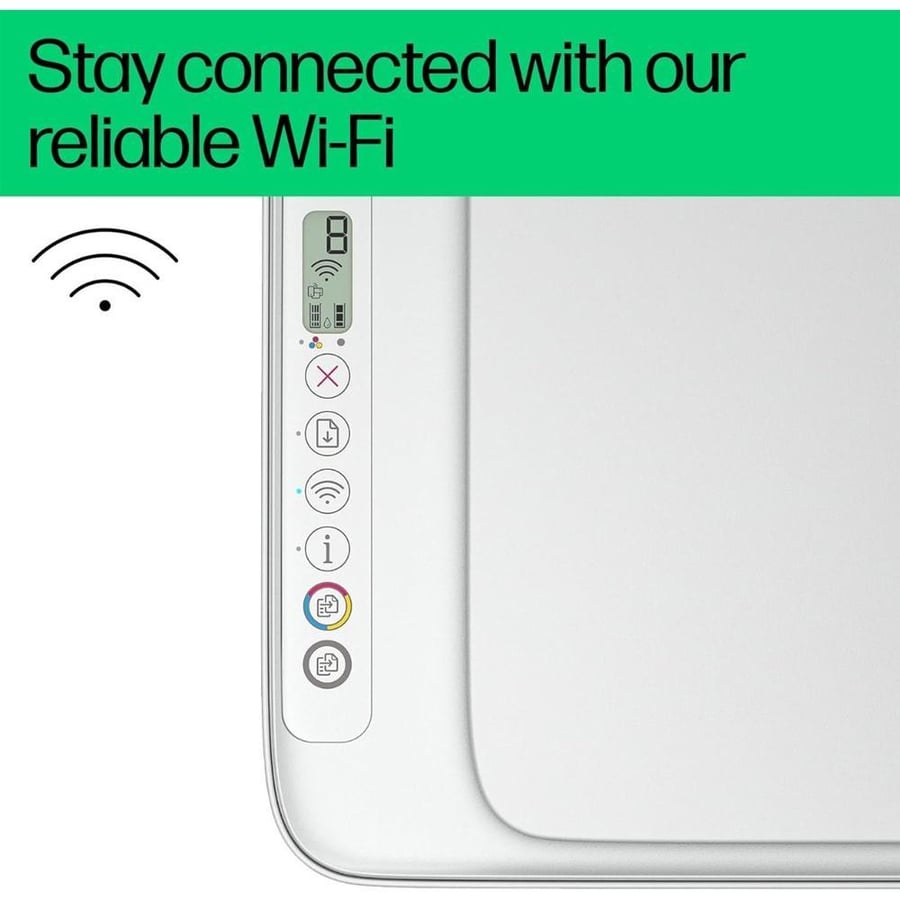 طابعة HP ملونة (3 في 1) ألوان (إنك جيت) واي فاي - ضمان سنتين