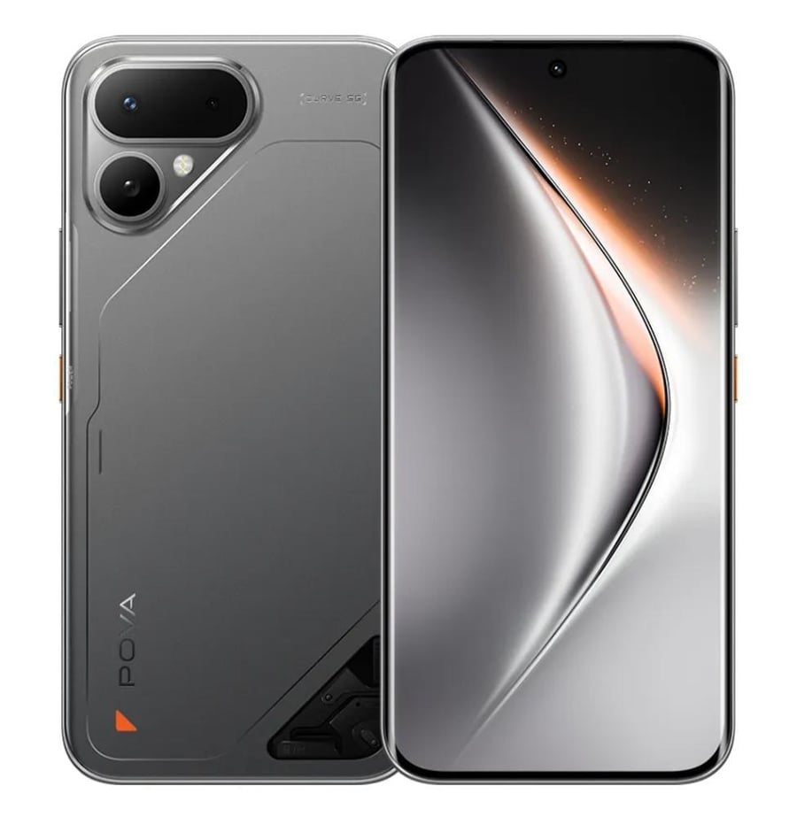 تكنو بوفا كيرف 2 اللون التيتانيوم ذاكرة 256 جيجا- Tecno POVA Curve 2 5G