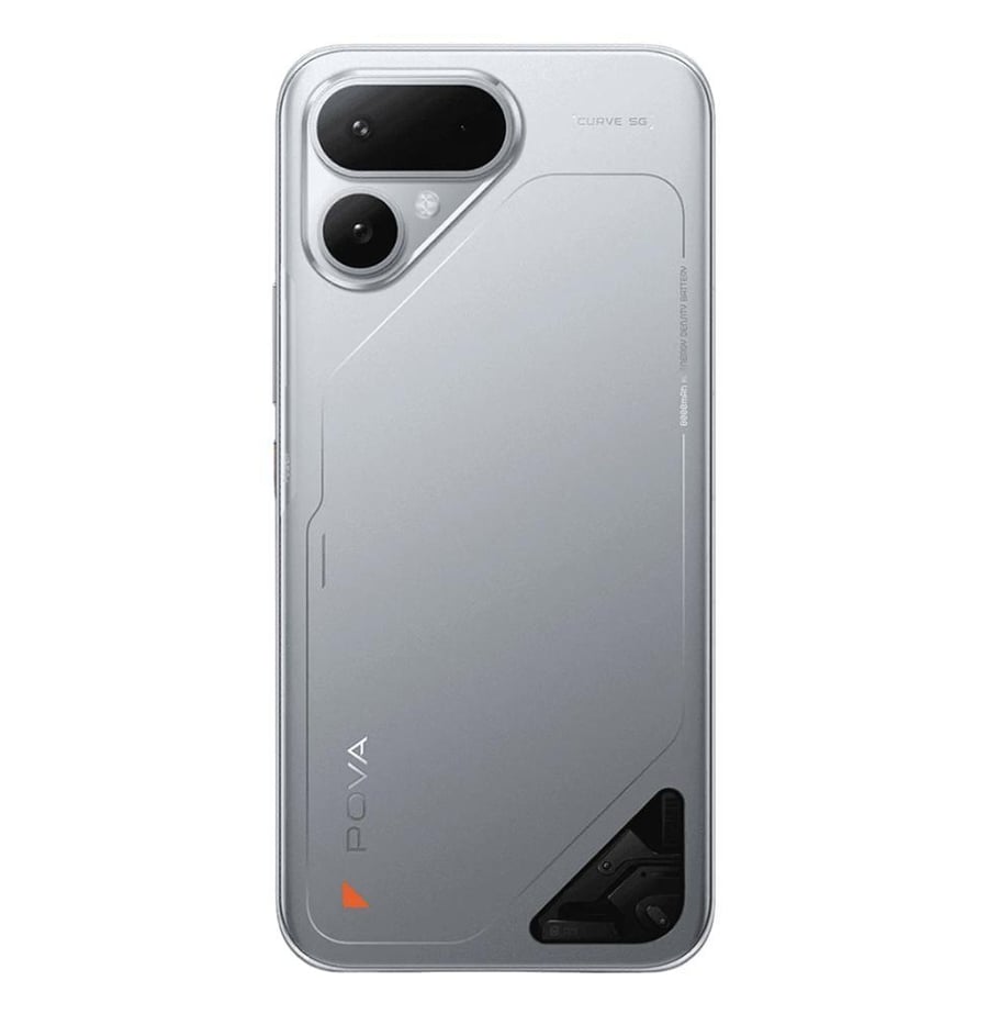 تكنو بوفا كيرف 2 اللون السلفر ذاكرة 256 جيجا - Tecno POVA Curve 2 5G