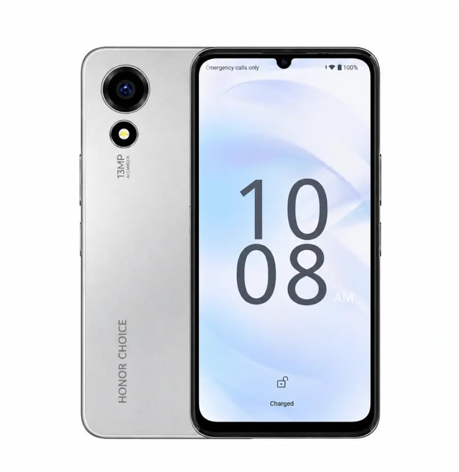 هونر Choice T10 اللون سلفر الذاكرة 64 جيجا