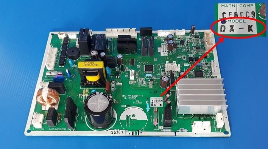 لوحة ثلاجة هيتاشي أصلي تايلندي موديل R-S800GPS2