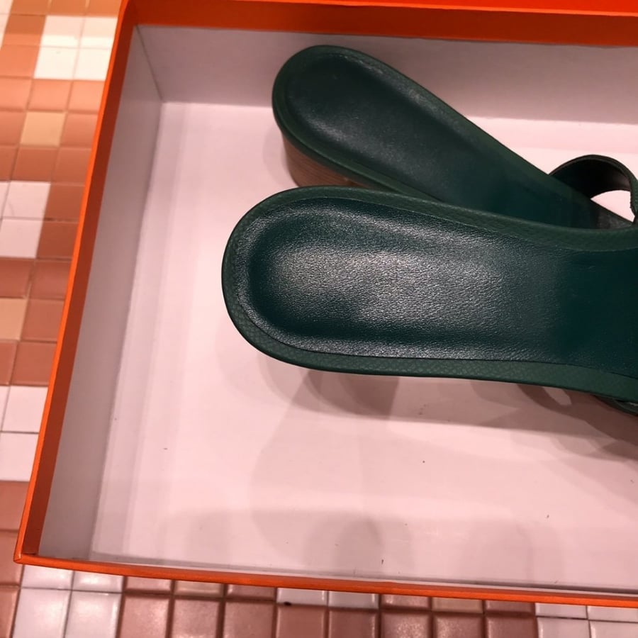 HERMES WOMEN SANDEL GREAN