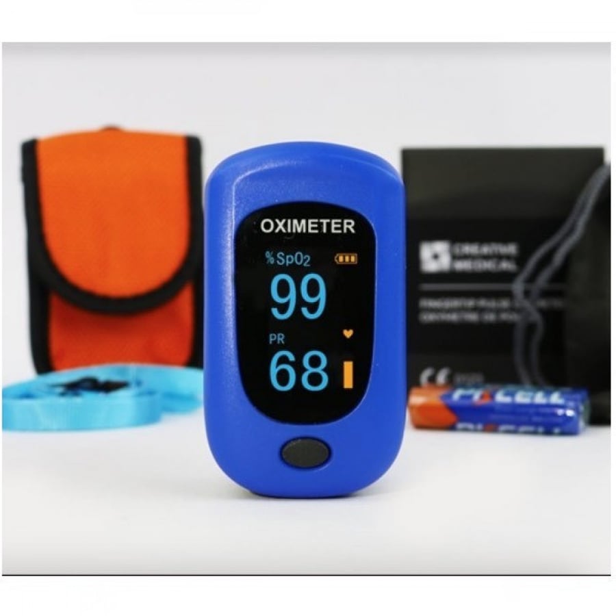 مقياس النبض والأكسجين للكبار عبر الإصبع  Pulse Oximetry -Creative Medical