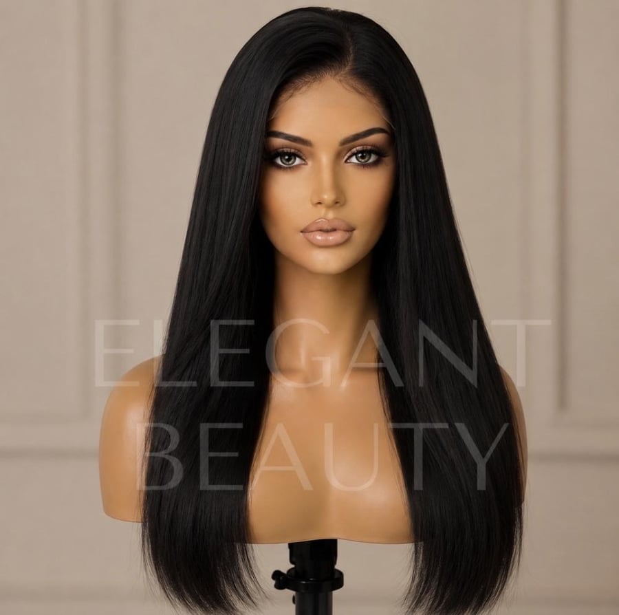 باروكة شعر طبيعي تل كريستال #memi